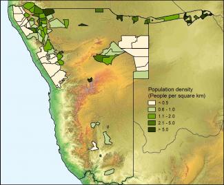 Map of People in conservancies