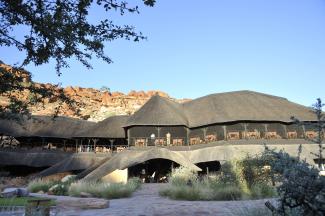 Twyfelfontein Lodge situated by the World Heritage Site has a JV agreement with Uibasen-Twyfelfontein Conservancy and pays an operating fee